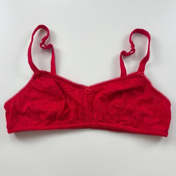 PINK Victoria’s Secret Bundle of 2 Wink Unlined Scoop Lace Bralettes Size Large - Picture 7 of 13